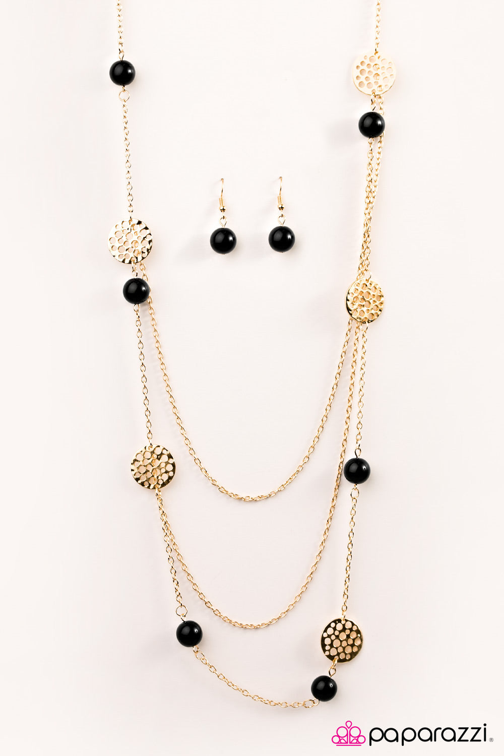 Paparazzi ♥ Colorful Calamity - Gold ♥ Necklace
