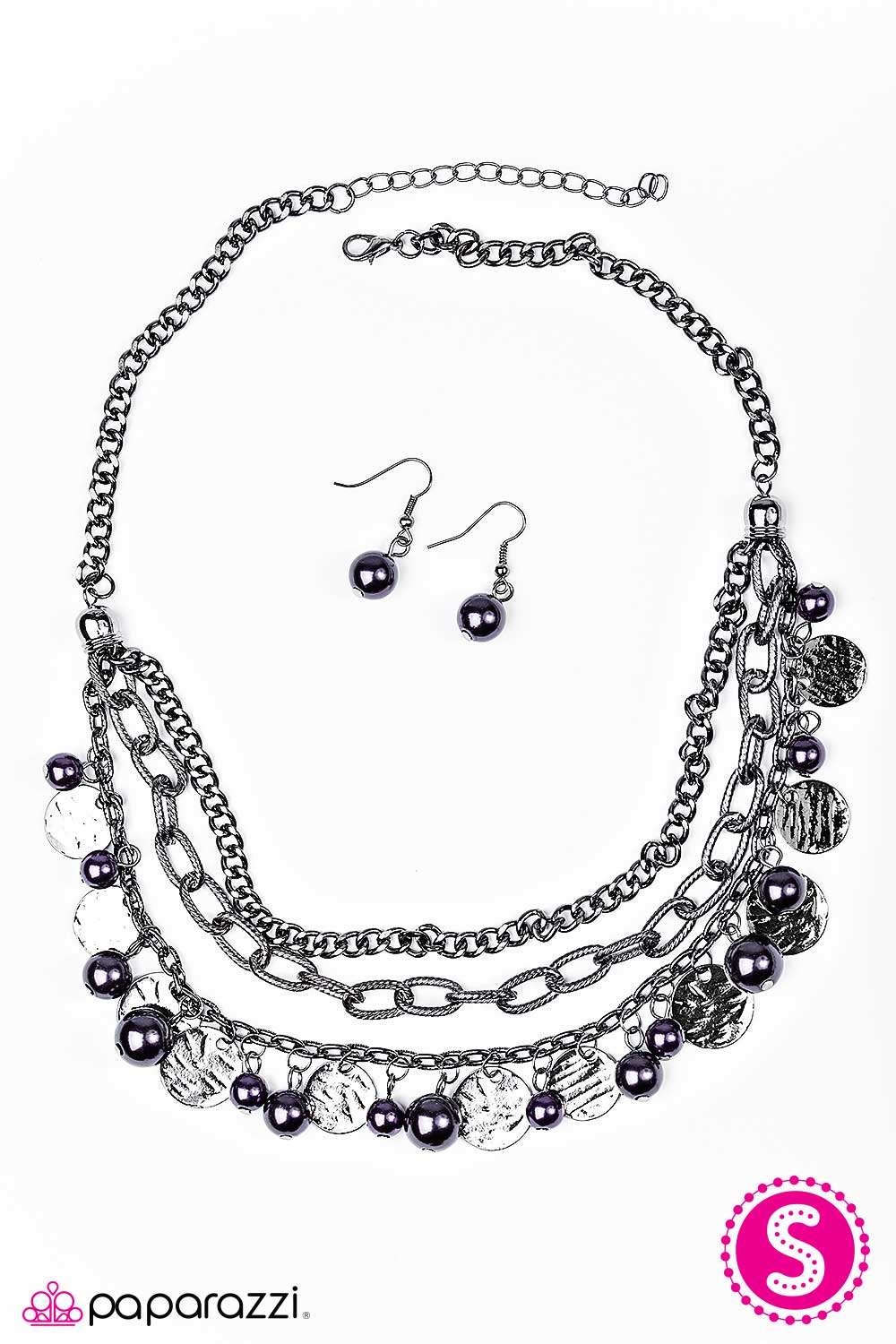 Paparazzi ♥ SEAing Stars - Purple ♥ Necklace
