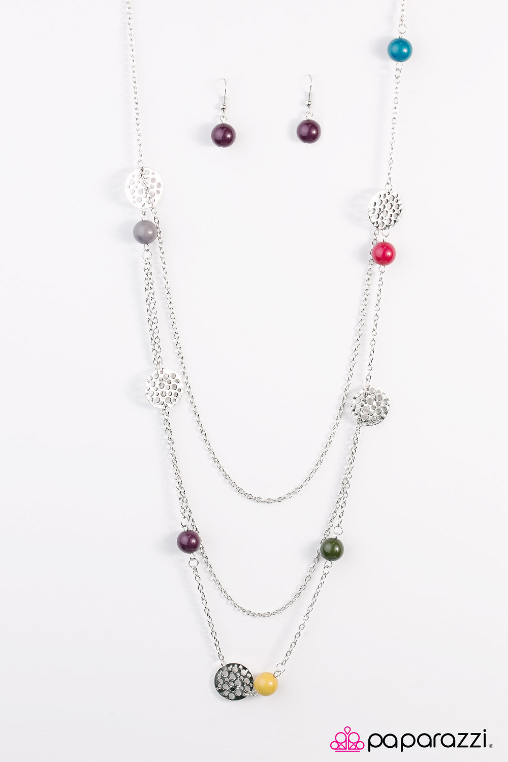 Paparazzi ♥ Colorful Calamity - Multi ♥ Necklace