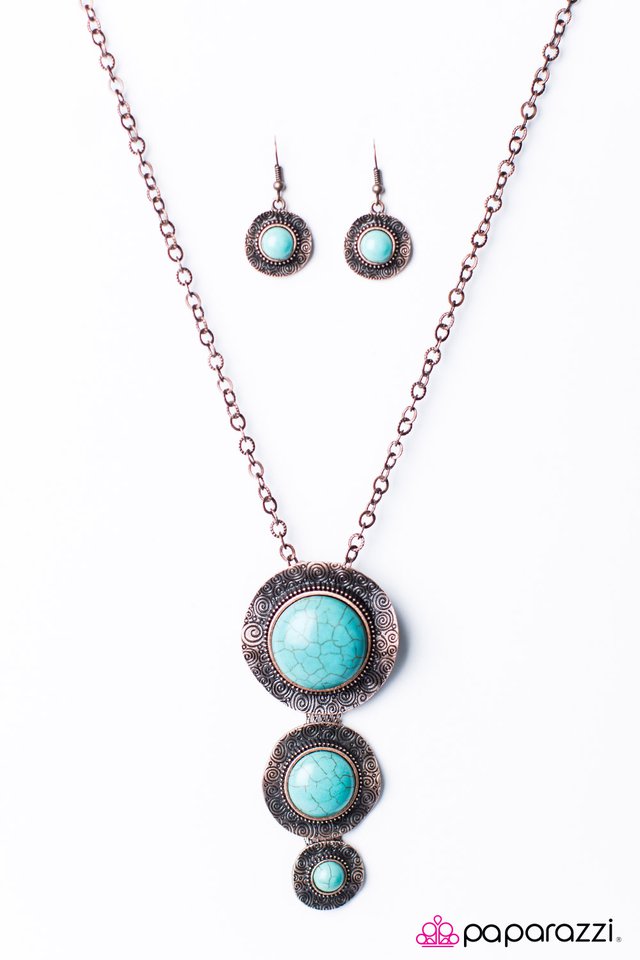 Paparazzi ♥ Santa Fe Sophistication - Copper ♥ Necklace
