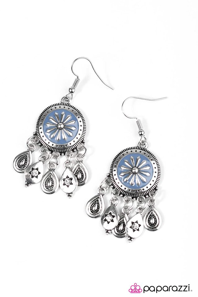 Paparazzi ♥ Once Upon A CHIME - Blue ♥ Earrings