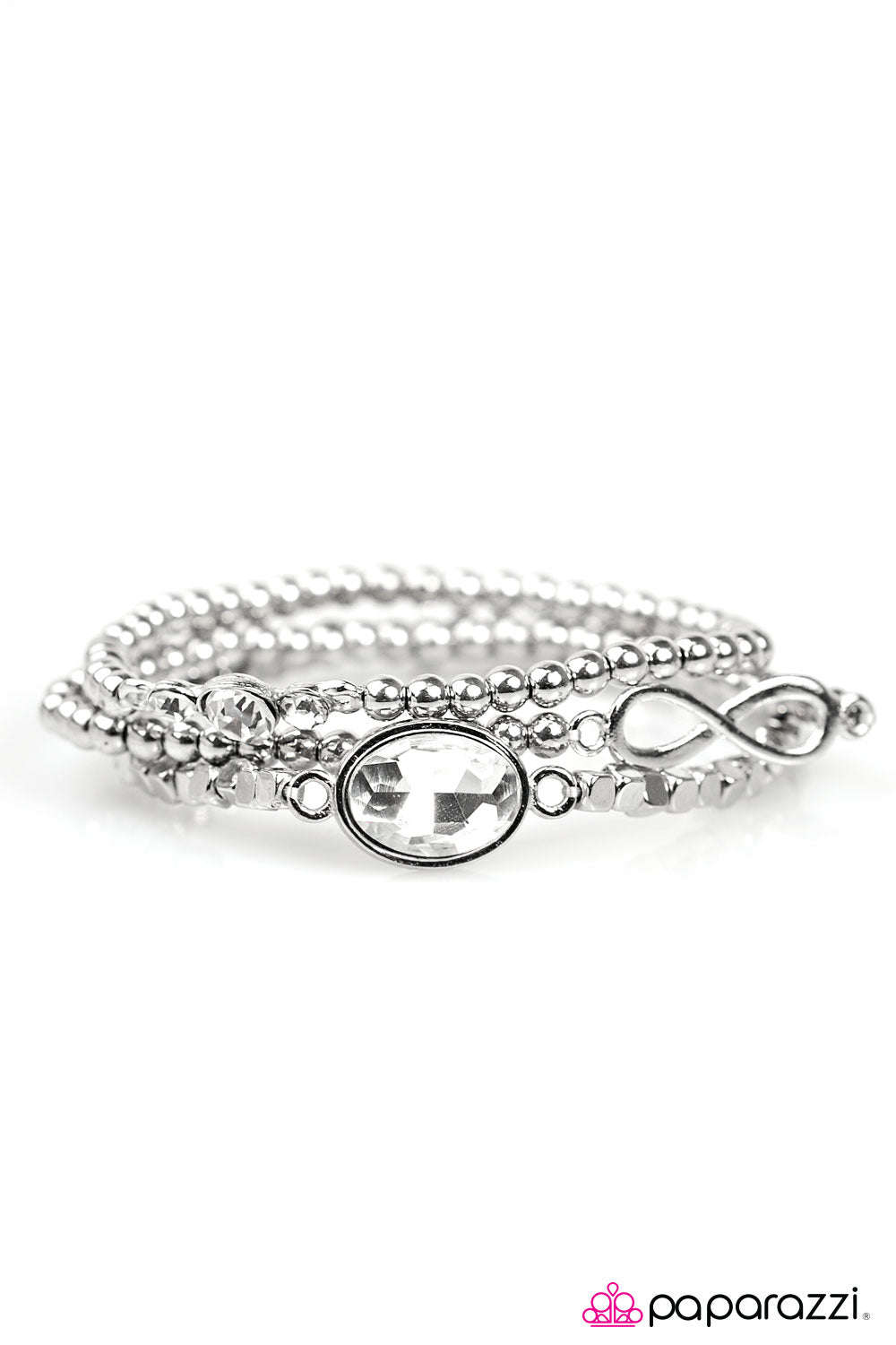 Paparazzi ♥ Greatest Luxury - White ♥ Bracelet
