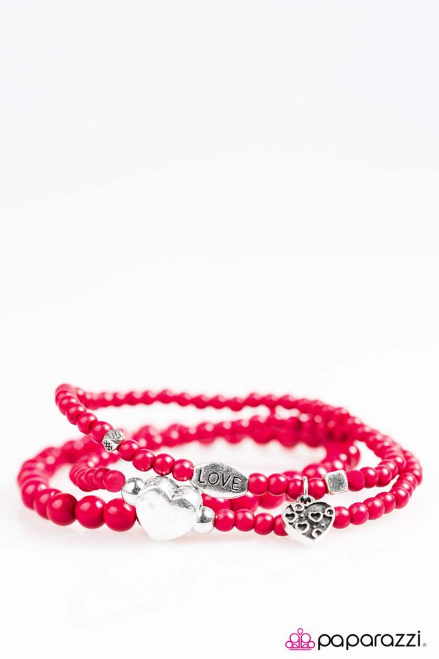 Paparazzi ♥ You Are Loved - Pink ♥ Bracelet
