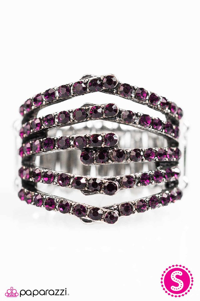 Paparazzi ♥ Stack Attack - Purple ♥ Ring
