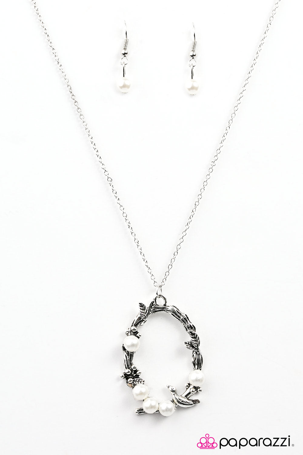 Paparazzi ♥ Bird Song - White ♥ Necklace
