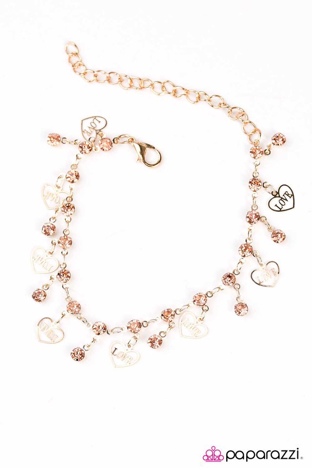 Paparazzi ♥ Valentine Wishes - Gold ♥ Bracelet