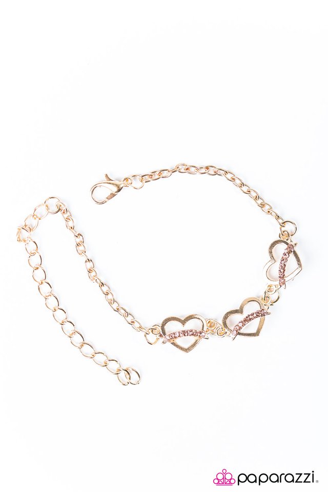 Paparazzi ♥ Will You Be Mine? - Gold ♥ Bracelet