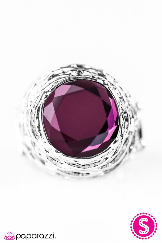 Paparazzi ♥ Did Somebody Say Sparkle? - Purple ♥ Ring