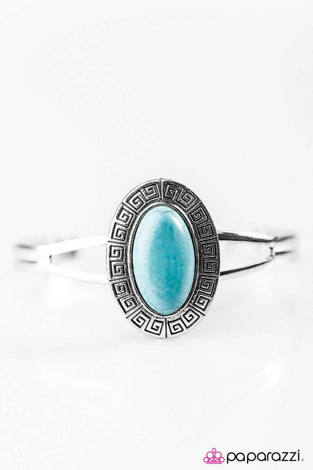 Paparazzi ♥ Mayan Muse - Blue ♥ Bracelet