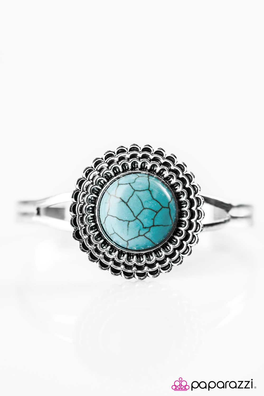 Paparazzi ♥ Live In Full Bloom - Blue ♥ Bracelet