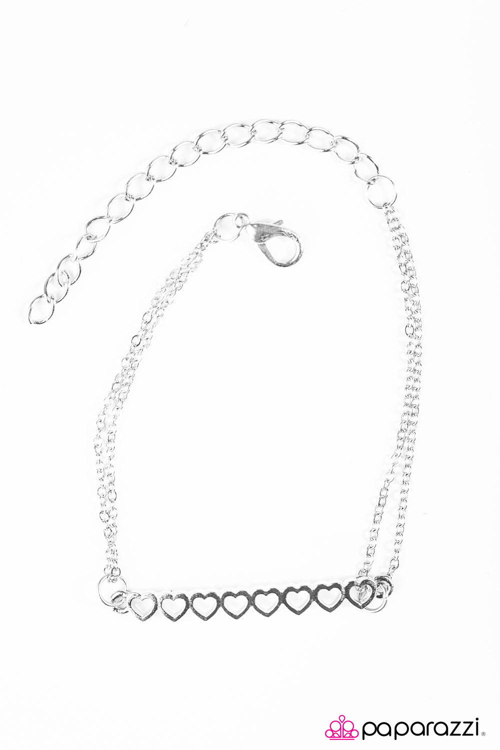 Paparazzi ♥ Totally Crushing - Silver ♥ Bracelet
