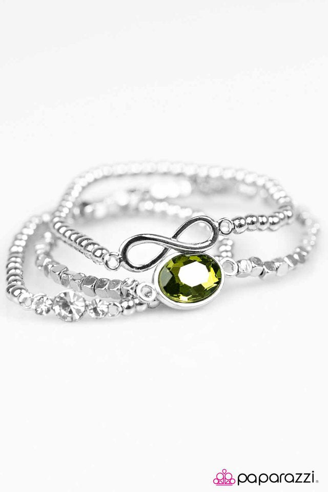 Paparazzi ♥ Greatest Luxury - Green ♥ Bracelet