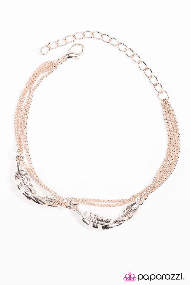 Paparazzi ♥ Sky Soul - Rose Gold ♥ Bracelet
