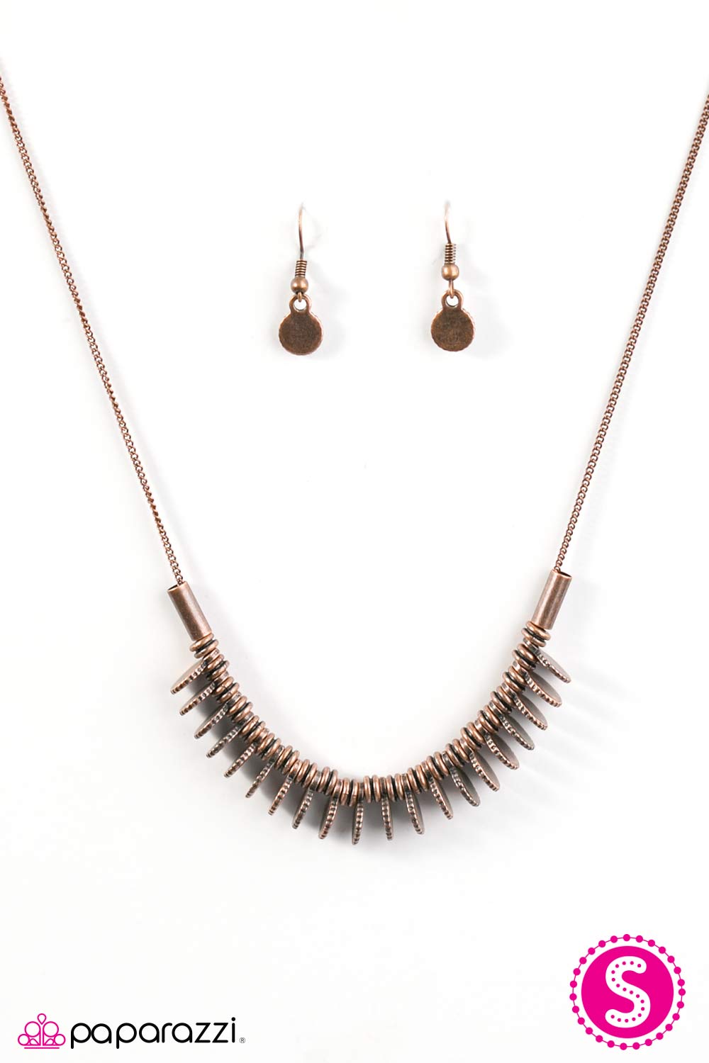 Paparazzi ♥ Pacific Plate - Copper ♥ Necklace