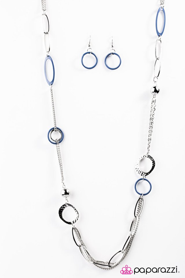 Paparazzi ♥ DISC Factor - Blue ♥ Necklace