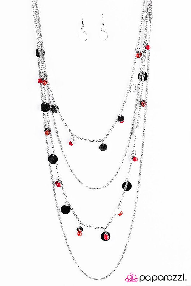 Paparazzi ♥ The Shake Up - Red ♥ Necklace