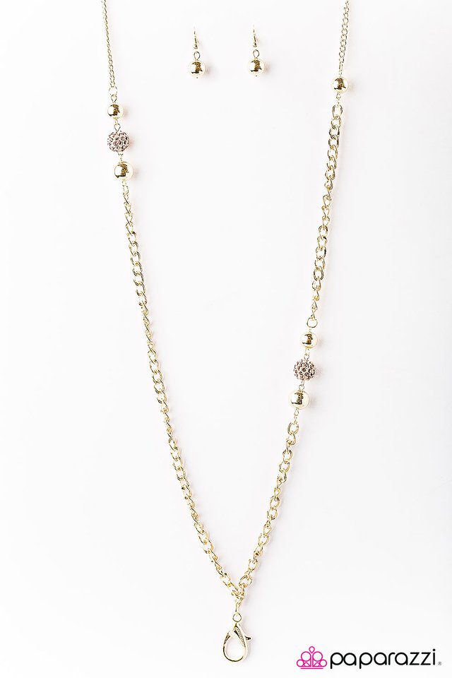 Paparazzi ♥ Fierce and Fabulous - Gold ♥ Lanyard