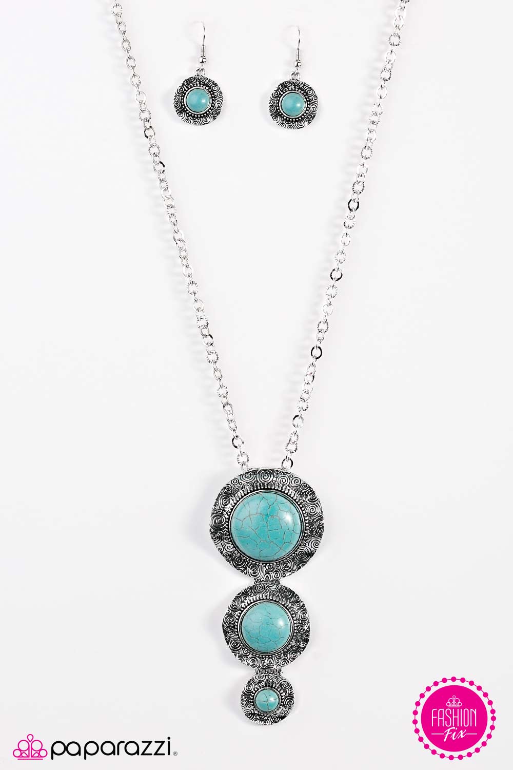 Paparazzi ♥ Santa Fe Sophistication - Blue ♥ Necklace