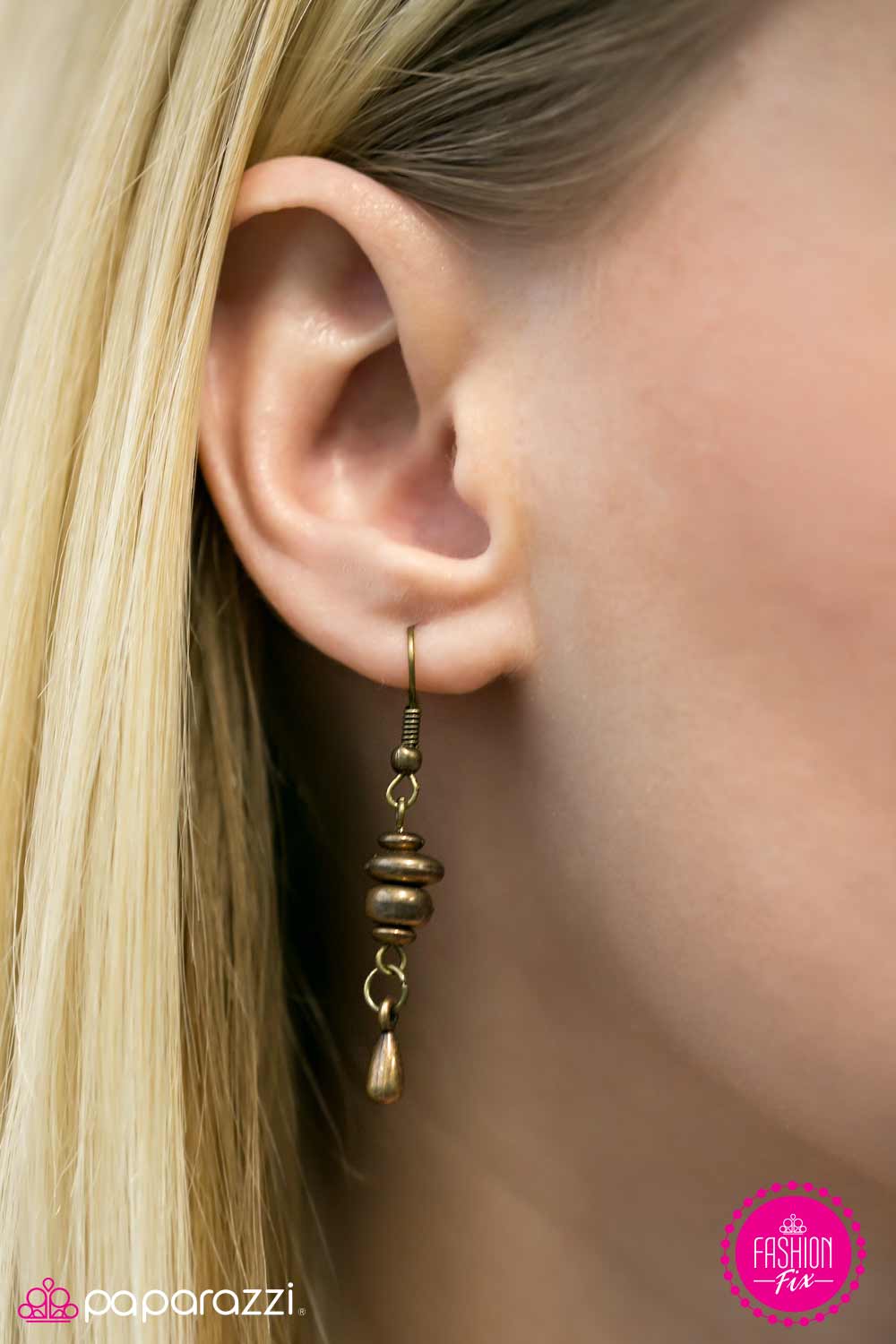 Paparazzi ♥ Thank Your Lucky Stars - Brass ♥ Necklace