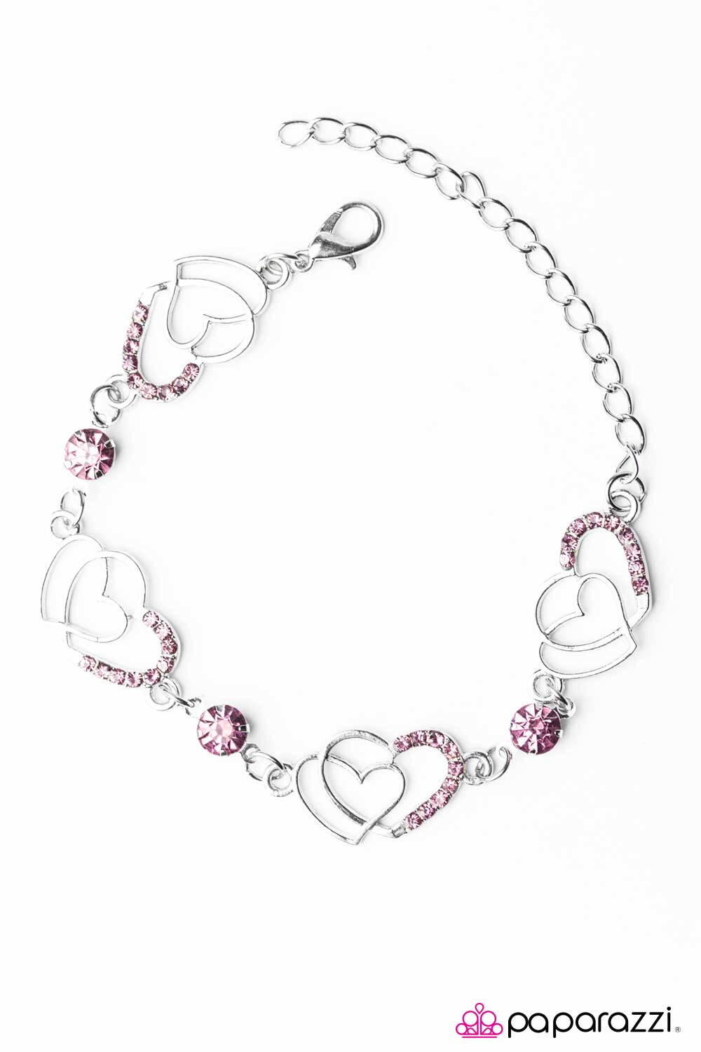 Paparazzi ♥ I Loved Her First - Pink ♥ Bracelet