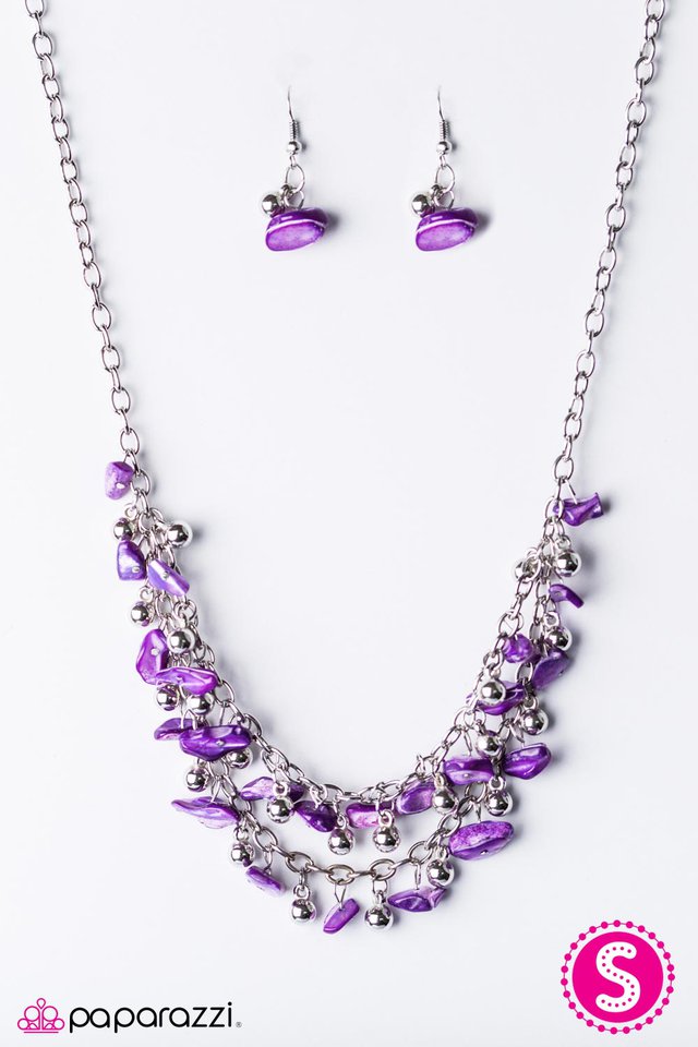 Paparazzi ♥ Coastal Living - Purple ♥ Necklace