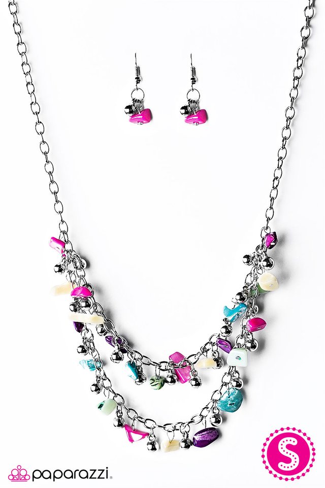 Paparazzi ♥ Coastal Living - Multi ♥ Necklace