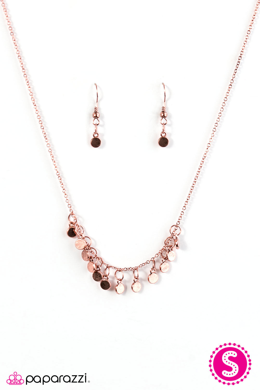Paparazzi ♥ Soaking Up The Spotlight - Copper ♥ Necklace