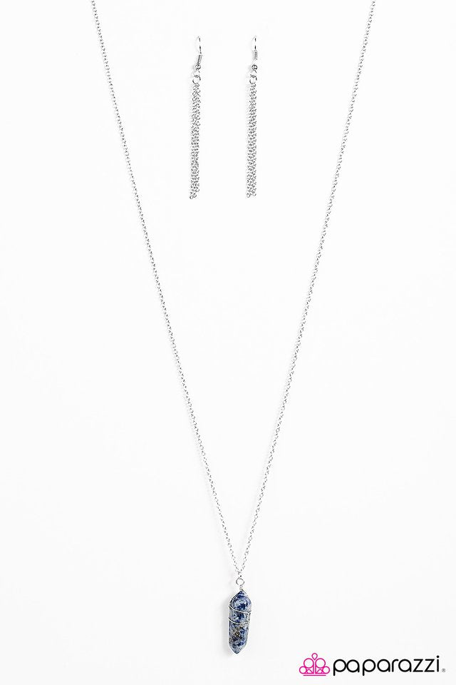 Paparazzi ♥ Tranquil Traveler - Blue ♥ Necklace