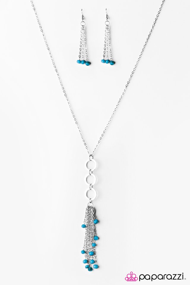 Paparazzi ♥ Come Sail Away - Blue ♥ Necklace