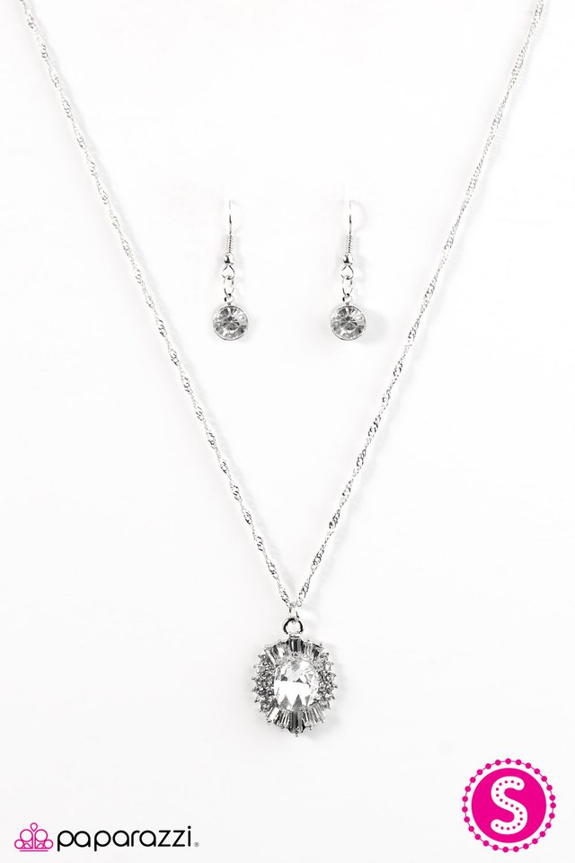 Paparazzi ♥ The First Edition - White ♥ Necklace