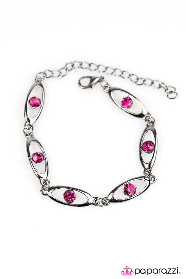 Paparazzi ♥ Starry Eyed - Pink ♥ Bracelet