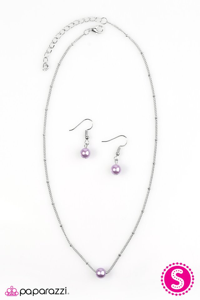 Paparazzi ♥ Poshly Prim - Purple ♥ Necklace