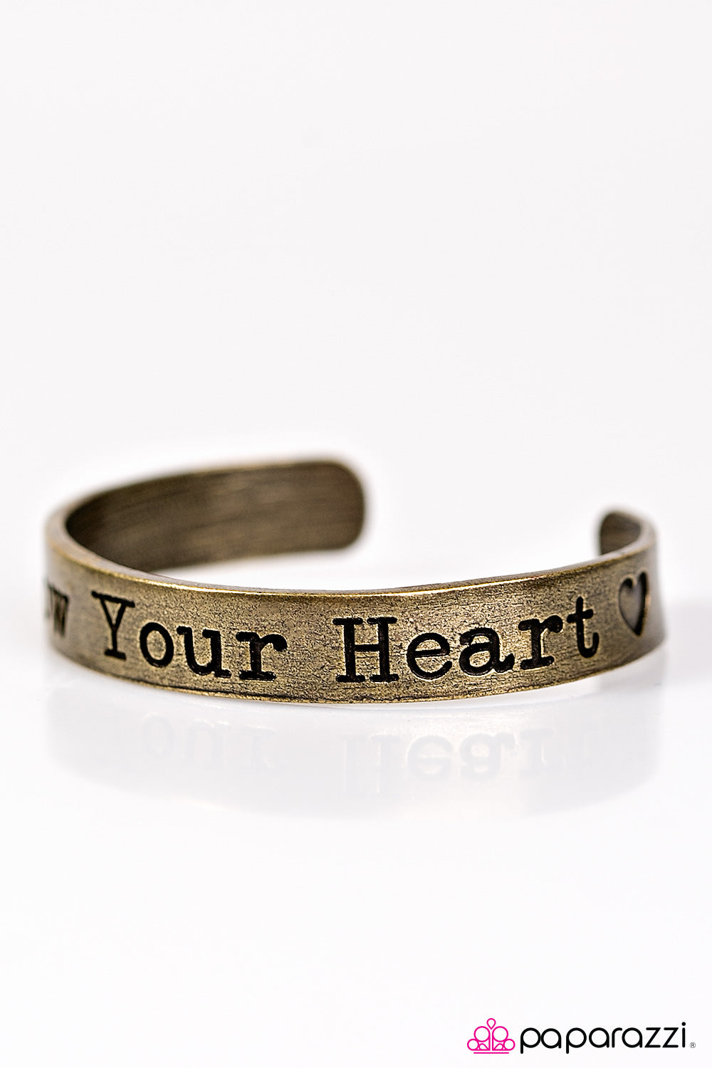 Paparazzi ♥ Wherever Your Heart Takes You - Brass ♥ Bracelet