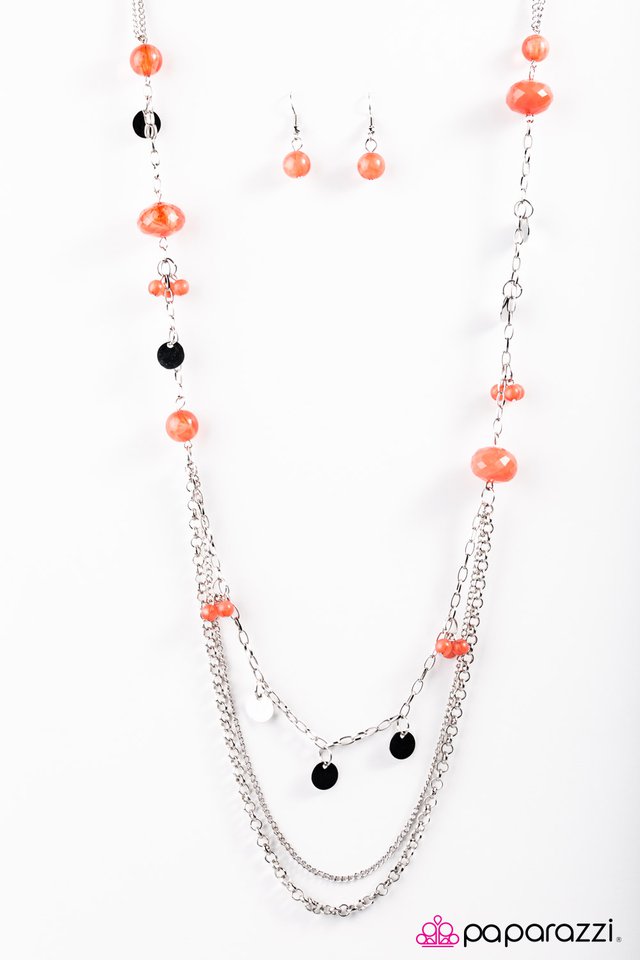 Paparazzi ♥ BOSSanova - Orange ♥ Necklace