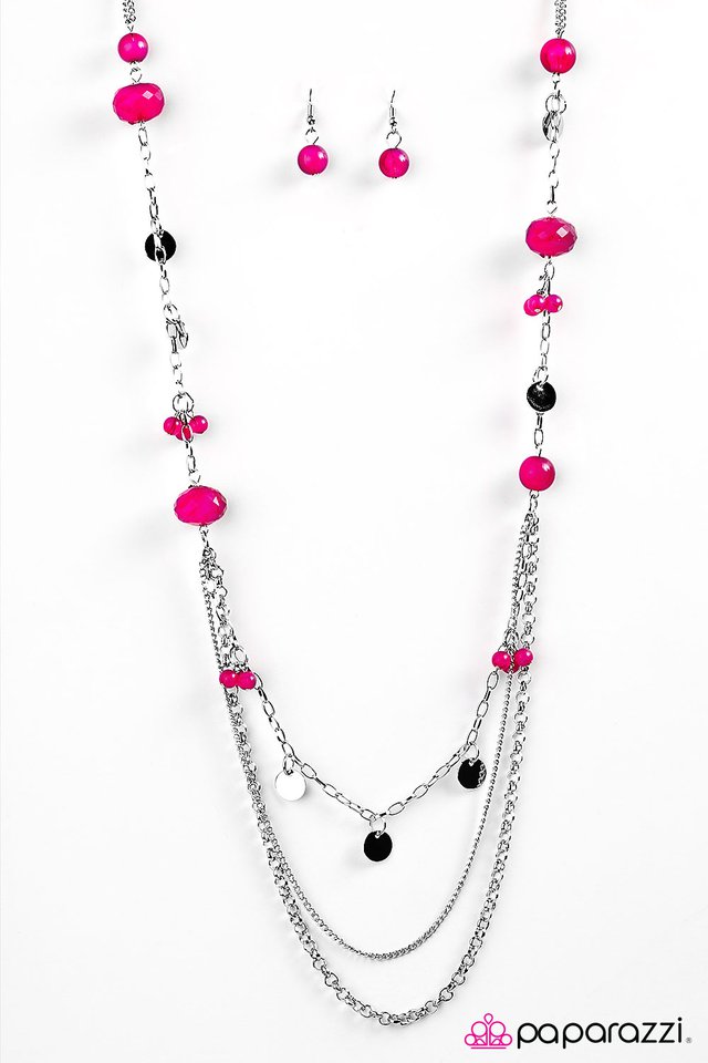 Paparazzi ♥ BOSSanova - Pink ♥ Necklace