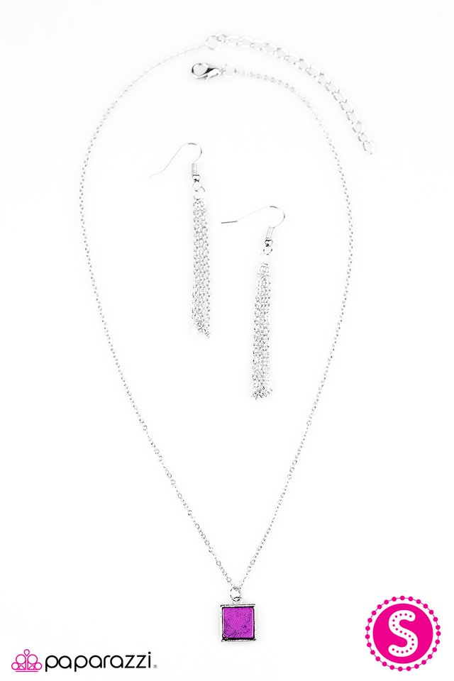 Paparazzi ♥ Anasazi Cliffs - Purple ♥ Necklace