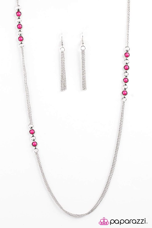 Paparazzi ♥ Color Vision - Pink ♥ Necklace