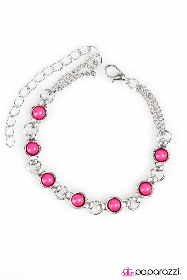 Paparazzi ♥ Power Color - Pink ♥ Bracelet