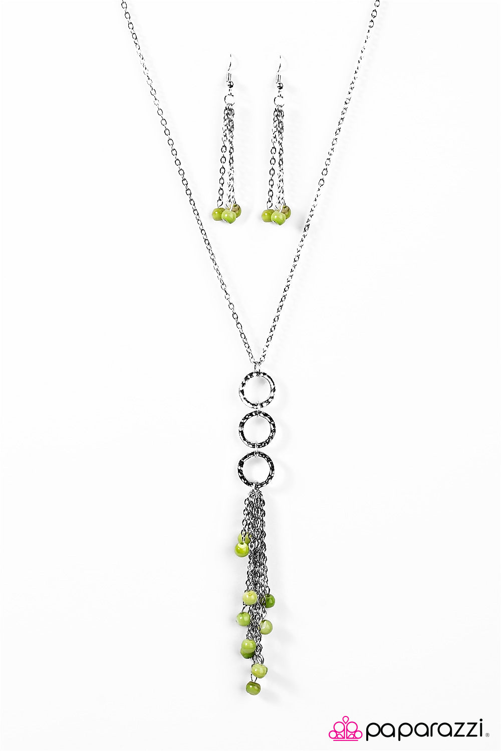 Paparazzi ♥ Come Sail Away - Green ♥ Necklace