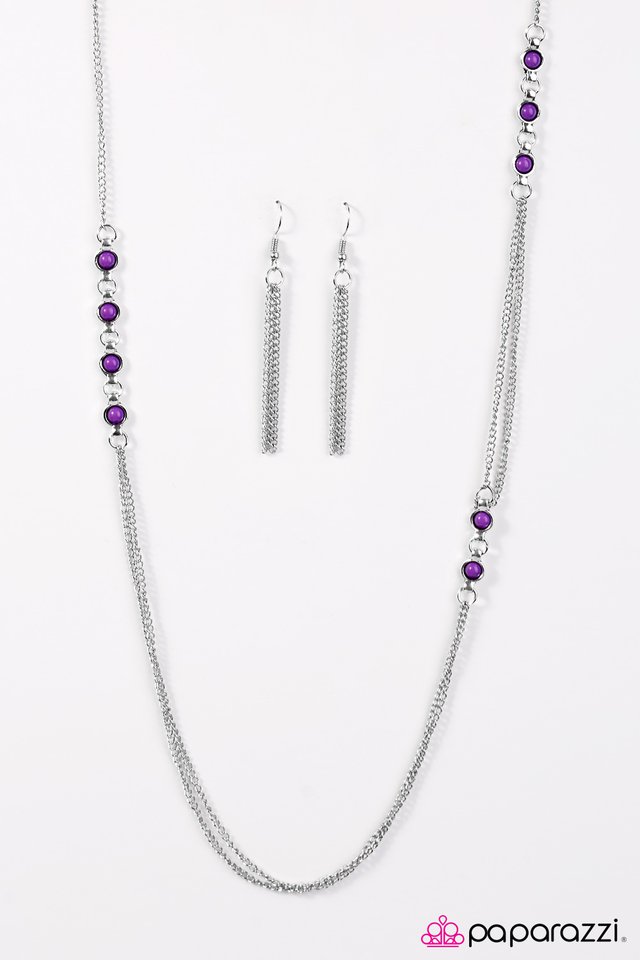 Paparazzi ♥ Color Vision - Purple ♥ Necklace