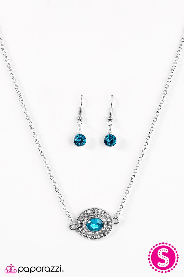 Paparazzi ♥ All The Grandeur In The World - Blue ♥ Necklace