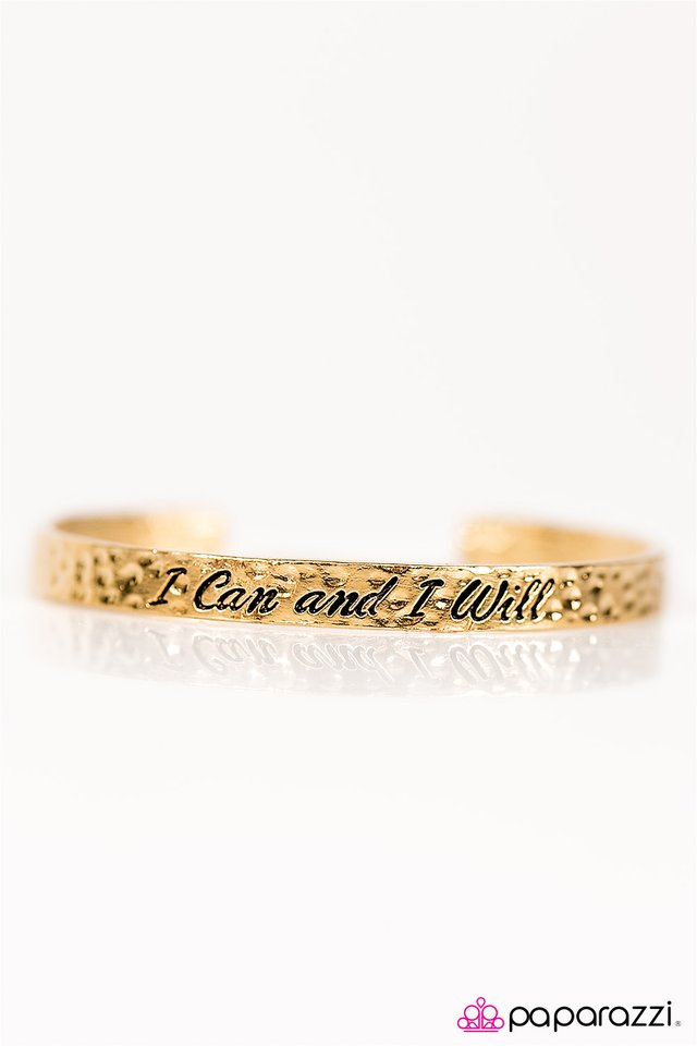 Paparazzi ♥ I Can And I Will - Gold ♥ Bracelet