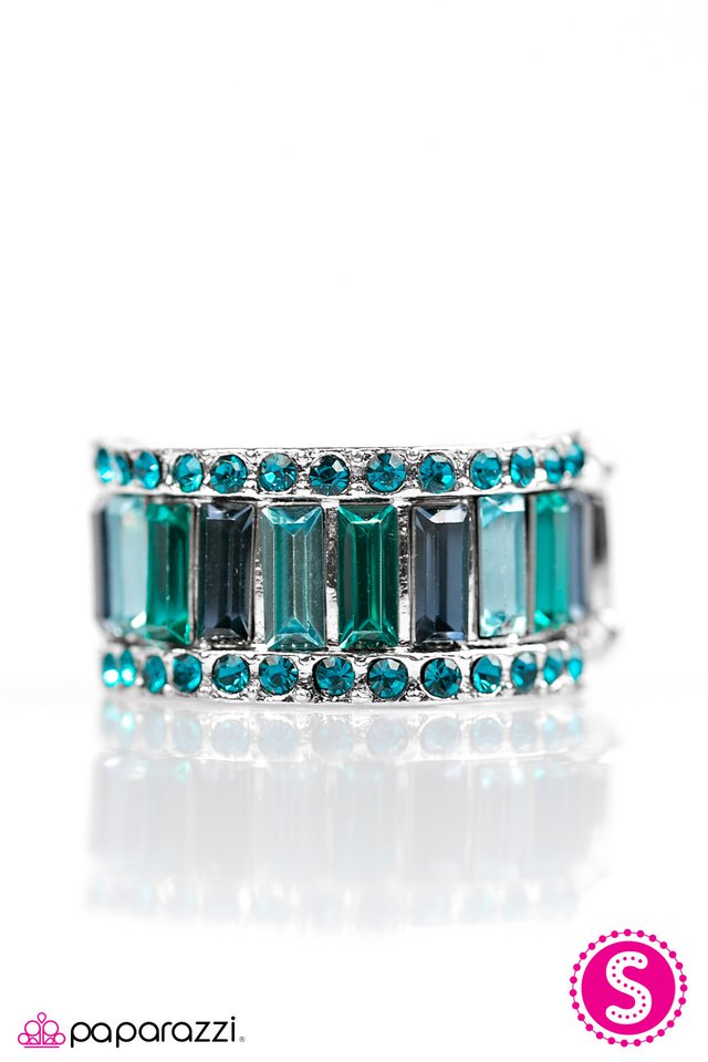 Paparazzi ♥ On The Treasure Map - Blue ♥ Ring
