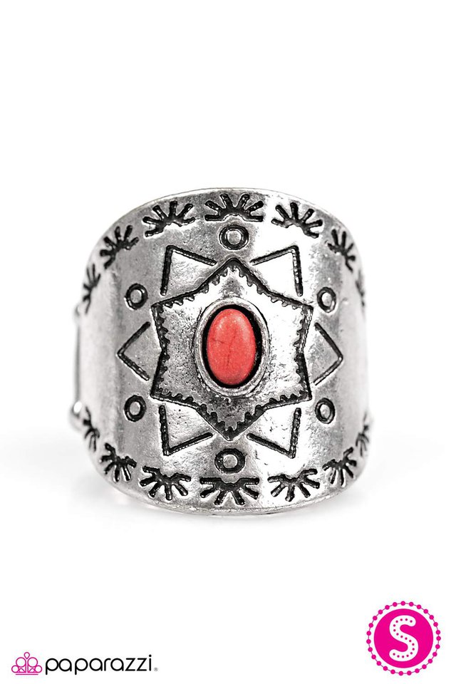 Paparazzi ♥ Desert Dweller - Red ♥ Ring