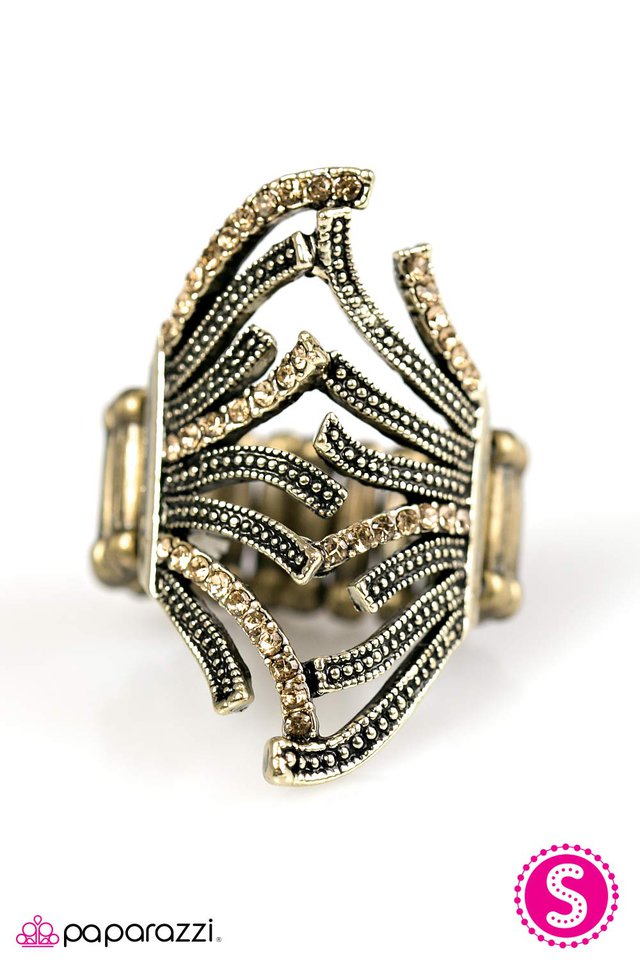 Paparazzi ♥ Send In The Cavalry - Brass ♥ Ring