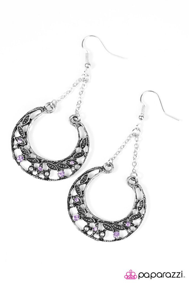 Paparazzi ♥ BEAM On! - Purple ♥ Earrings