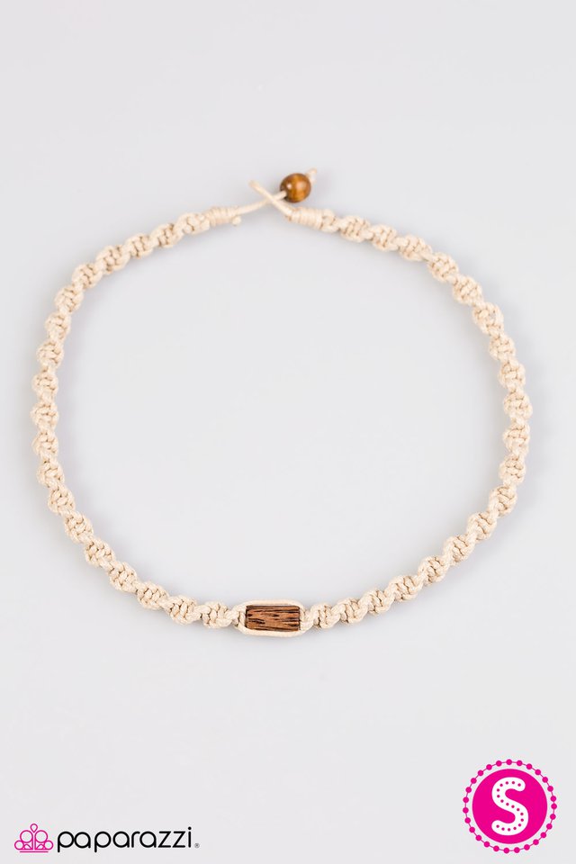 Paparazzi ♥ Wild Surf - White ♥ Necklace