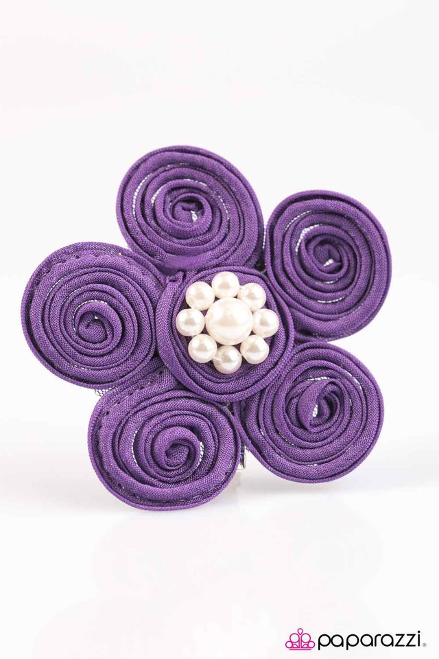Paparazzi ♥ Curl Up - Purple ♥ Hair Clip