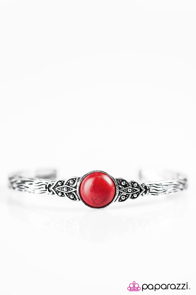 Paparazzi ♥ Rural Refinery - Red ♥ Bracelet