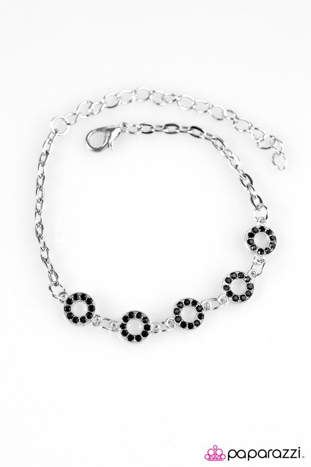 Paparazzi ♥ This Time Around - Black ♥ Bracelet